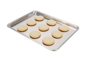 ถาดอบขนมสี่เหลี่ยม 60x40 ซม. สแตนเลสเคลือบเซรามิก ป้องกันติดกระทะ - Product Image 5