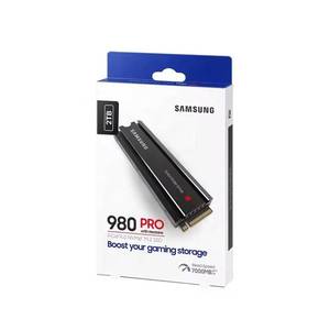 SSD NVMe M.2 PCIe 4.0 adapté aux ordinateurs de bureau 980 PRO avec dissipateur thermique 2 To <span class=keywords><strong>MZ</strong></span>-<span class=keywords><strong>V8P2T0CW</strong></span> pour Samsung - Product Image 3