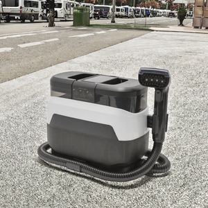 Limpiador <span class=keywords><strong>de</strong></span> Alfombras y Tapicerías Portátil Eléctrico a Batería, Multiusos, Húmedo/<span class=keywords><strong>Seco</strong></span>, sin Bolsa, con Vapor y Aspiradora para Hogar y Auto - Product Image 2