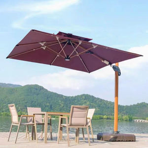 Parasols de jardin de cour en vente chaude, <span class=keywords><strong>grand</strong></span> <span class=keywords><strong>parasol</strong></span> romain, terrasse, parasols romains double face pour l'extérieur - Product Image 6