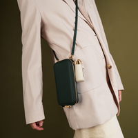 Mini étui à rouge à lèvres en cuir PU pour femme, sac à main, porte-clés, antivol, résistant à l'eau, portable, charme pour baume à lèvres