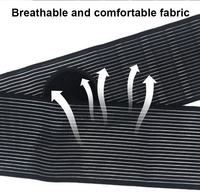 Ceinture de soutien abdominale respirante et réglable pour hernie, avec coussinet en silicone amovible, pour soulagement de la douleur post-chirurgie