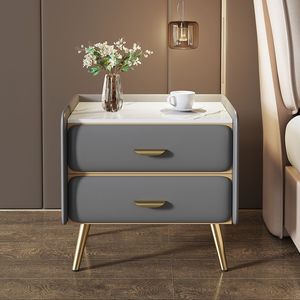 <span class=keywords><strong>Table</strong></span> <span class=keywords><strong>de</strong></span> chevet minimaliste moderne, <span class=keywords><strong>table</strong></span> <span class=keywords><strong>de</strong></span> chevet en bois massif avec plateau en pierre, convient pour chambre à coucher, hôtel, appartement - Product Image 4