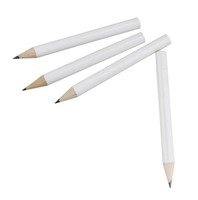 Crayon de golf miniature en plastique et bois de 70 mm avec logo personnalisé, accessoires de club de golf en gros pour cadeau de golfeur