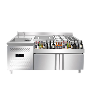 Bàn pha chế chuyên dụng kiểu mới dành cho quán <span class=keywords><strong>bar</strong></span>, hộp đêm, quầy <span class=keywords><strong>bar</strong></span> nhỏ, trạm pha chế cocktail, bàn pha chế bằng thép không gỉ thương mại - Product Image 5