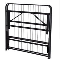Cadre de lit queen-size pliable de luxe moderne, lit en métal de haute qualité démontable pour chambre à coucher ou hôtel