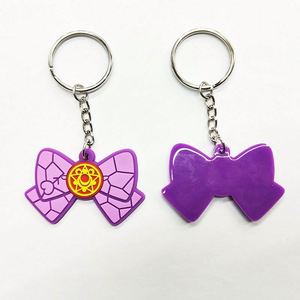 Custom Promotion 2D Cartoon Keychain Different Car Shaped Epoxy with Silicone Soft PVC Cute Different Car Shaped Pvc Keychain - Product Image 5