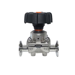 Válvula <span class=keywords><strong>de</strong></span> diafragma sanitaria con clip <span class=keywords><strong>de</strong></span> <span class=keywords><strong>soldadura</strong></span> a tope <span class=keywords><strong>de</strong></span> rosca hembra Manual <span class=keywords><strong>de</strong></span> acero inoxidable <span class=keywords><strong>de</strong></span> 2 vías SGM para suministro <span class=keywords><strong>de</strong></span> agua o drenaje - Product Image 1