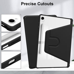 Étui transparent rotatif à 360° en acrylique <span class=keywords><strong>pour</strong></span> <span class=keywords><strong>tablette</strong></span> <span class=keywords><strong>Samsung</strong></span> S7 S8 S9 S10 S11 FE <span class=keywords><strong>LITE</strong></span> S10LITE 11 2025 S11 Flip – <span class=keywords><strong>Coque</strong></span> de protection - Product Image 3