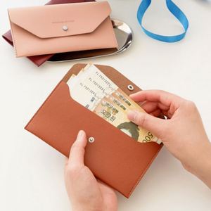 Factory in Stock New PU Leather Wallet Ins Style <b>Long</b> Minimalist Card Holder Coin <b>Purse</b> for Students Office Workers - Product Image 2