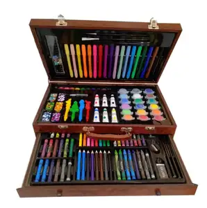 Art Supplies for Drawing, Oil Pastels, Pencils, Marker, Portable Box Great Gift for Beginner
