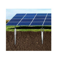 Ancrage au sol sans crevaison en acier galvanisé Q235 haute résistance type U Angels GS246 avec garantie de 10 ans