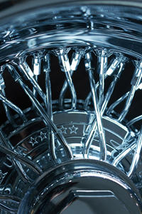 Jantes de luxe en alliage forgé chromé argenté 13/14x7, design classique multi-rayons 5x114.3/5x120 - Product Image 6