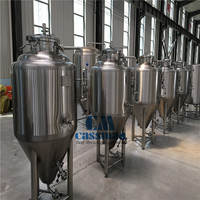 Système de brasserie de 300 L, production mensuelle de 3000 litres, système de bière artisanale, ensemble de brasserie de bière nano, 3 BBL