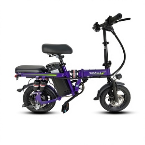 Bicicleta Eléctrica Plegable de Dos Ruedas con Motor Trasero de 48V 500W, Batería de Litio, Frenos de Disco, Certificación UL2849, Superventas Transfronteriza - Product Image 1