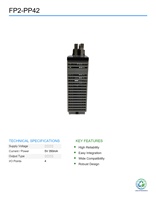 Módulo de Control de Posicionamiento de 4 Ejes P-an Smart PLC FP2-PP42 Serie FP2 Usado para Automatización Industrial