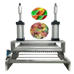 Commercial snacks manual/pneumatic silicone molds gummy candy demoulding chocolate candy demoulder machine