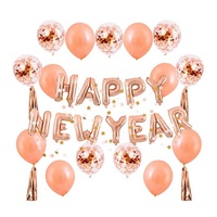 Décor de Ballon de fond, ensemble cadeau, fournitures de fête de réveillon chinois, Globos, décoration, bonne année