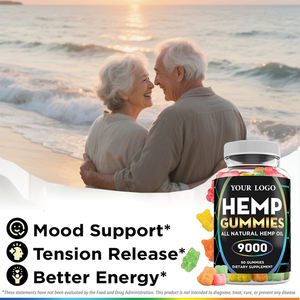 OEM/ODM dapat disesuaikan rami Gummies Natural Hemp murni ekstrak Minyak & vitamin relaksasi suplemen untuk dukungan otot pereda sendi - Product Image 2