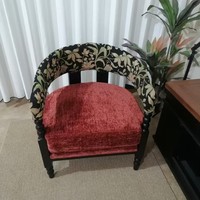 Ensemble de fauteuils de salon de luxe en bois massif faits à la main, capitonnés, inclinables, ergonomiques, imperméables, écologiques, pour l'extérieur, le salon et la maison