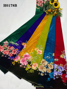 Henry Fabric Factory <span class=keywords><strong>Mango</strong></span> Series Poliéster Planta de dos extremos Crisantemo Impreso Tela para vestido - Product Image 5