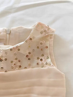 Robe mi-longue sans manches en coton mélangé pour filles, personnalisable, plusieurs couleurs avec ceintures, collection printemps |   Échantillon de 7 jours |   Stock |   Foshan
