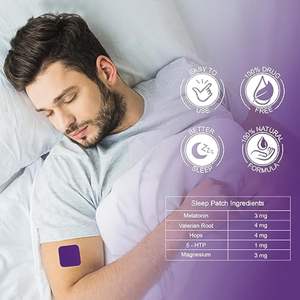 Parche para Dormir que Alivia el Estrés y la Ansiedad, Tópico, Unisex, Relajante, Ayuda a Dormir - Product Image 6