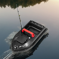 Bateau à appâts Yuerlang S50 avec GPS, portée de 500-600 m, capacité de charge de 4,4 lb, contrôle de croisière, retour à une touche, résistance aux vagues, vitesse maximale de 10 mph