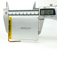 Batteries lithium-ion LiNiMnCoO2 ultra-minces haute tension 3,8 V, type pochette, 2350 mAh, 8,93 Wh, semi-solides, durée de vie 500 cycles, PCM KC CE