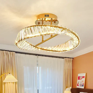 Lampadari di Lusso <span class=keywords><strong>per</strong></span> <span class=keywords><strong>Camera</strong></span> da Letto, Lampadario <span class=keywords><strong>LED</strong></span> <span class=keywords><strong>per</strong></span> Soggiorno, Lampade a Sospensione <span class=keywords><strong>per</strong></span> Soffitto, Illuminazione con Lampadario di Cristallo - Product Image 3