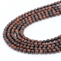 Vente en gros de cristaux d'oeil de tigre rouge de 8mm pierres de guérison naturelles perles en vrac pour la fabrication de bijoux