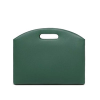 Sac à main pour ordinateur portable en similicuir vegan pour femme, pochette de transport pour ordinateur portable avec poignée découpée, sac de documents de bureau pour les voyages d'affaires