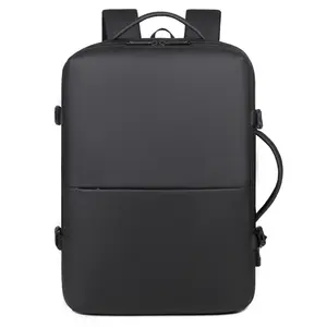 Tas ransel laptop nilon tas sekolah kehidupan sehari-hari tas komputer kantor ransel laptop untuk pria