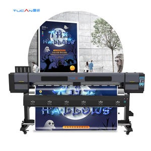 Impresora eco solvente de velocidad rápida de 1,8 m con opción de cabezal de impresión i3200 i1600 xp600 impresora de pegatinas de coche de color CMYK - Product Image 5