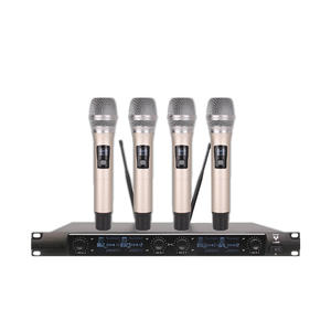 중국어 굿 Quality 4 채널 u는-seek Handheld Mic 무선 마이크를 판매 - Product Image 4