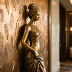 Estatua de Mujer Desnuda de Bronce a Tamaño Real, Estilo Moderno y Personalizada, con <span class=keywords><strong>Esmaltado</strong></span>, Escultura 3D Hecha a Mano para Coleccionistas de Arte - Product Image 3