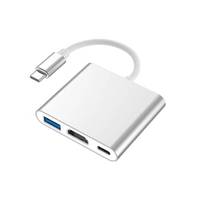 Hub de Expansión USB-C de Triple Puerto con Transferencia SuperSpeed 2.1 y USB 3.0 para Consolas de Videojuegos - Aleación de Aluminio en Stock