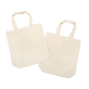 Sac fourre-tout en coton biologique robuste de 10 oz avec logo personnalisé, sacs de courses 100 % coton avec motif lettres - Product Image 1