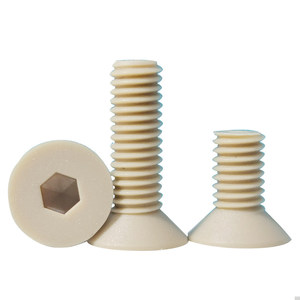 <span class=keywords><strong>Tornillos</strong></span> hexagonales de nylon PEEK compuesto M2.5 M3 M5, <span class=keywords><strong>tornillos</strong></span> avellanados de plástico resistentes al calor para piezas de motor automotriz - Product Image 6