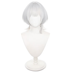 Peluca de Cosplay Ainizi de 40 cm, Corta, Gris Plateado, de Rana Kaname, de <span class=keywords><strong>BanG</strong></span> Dream! ¡Es mi GO! ! - Product Image 2