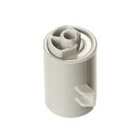 Boîte de rangement pour voiture avec couvercle rabattable, amortisseur à fermeture douce, accessoire intérieur de véhicule, gris, silencieux, anti-choc, axe de positionnement
