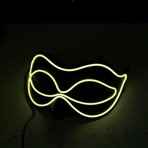 <span class=keywords><strong>Masque</strong></span> <span class=keywords><strong>de</strong></span> fête lumineux à LED en fil lumineux sonore pour les occasions <span class=keywords><strong>de</strong></span> Noël, les raves et les masques <span class=keywords><strong>de</strong></span> mascarade en PVC - Product Image 4