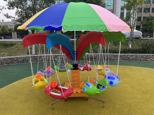 Carrusel Comercial para Parque de Atracciones, de Fibra de Vidrio, con Música, Operado con Monedas, Marca Xiaotongyao, 1 Año de Garantía, Capacidad de 100 kg - Product Image 5