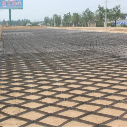 Maille de renfort en fibre de basalte haute stabilité chinoise en gros GeoGrid