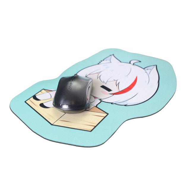 Customized Animal Shaped Rubber Roll Mouse Pad Personalized Office Desk Blank for Sublimation Novelty Gift
