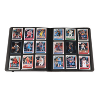 Classeur de cartes à collectionner personnalisé Porte-cartes à collectionner portable Collection en cuir PU Chargeur supérieur Album de cartes Toploader Classeur