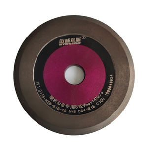 Outils diamantés de fabrication chinoise 1V1 125X20X10X8, meule diamantée à liaison résineuse CBN pour machine de meulage 5 axes - Product Image 2