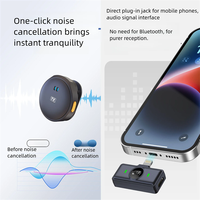 Microphone cravate sans fil à fixation magnétique Q8, enregistrement audio et vidéo, avec boîte de charge pour smartphone