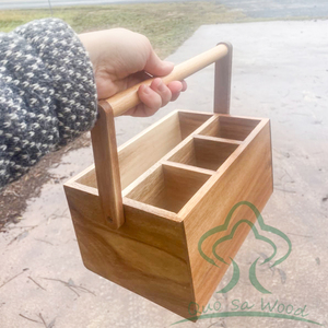 Support de Couverts en Bois d'Acacia Multi-positions pour la <span class=keywords><strong>Cuisine</strong></span> – Organisateur de Table pour Cuillères, Fourchettes <span class=keywords><strong>et</strong></span> Couteaux – Vente en Gros - Product Image 4