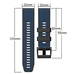 Bracelet en silicone Correa 22mm 26mm pour <span class=keywords><strong>Garmin</strong></span> <span class=keywords><strong>Tactix</strong></span> <span class=keywords><strong>7</strong></span> Pro Smartwatch Bracelets de montre à dégagement rapide pour <span class=keywords><strong>Garmin</strong></span> Fenix <span class=keywords><strong>7</strong></span> 7X - Product Image 2